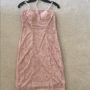 Sue Wong Beaded strapless dress